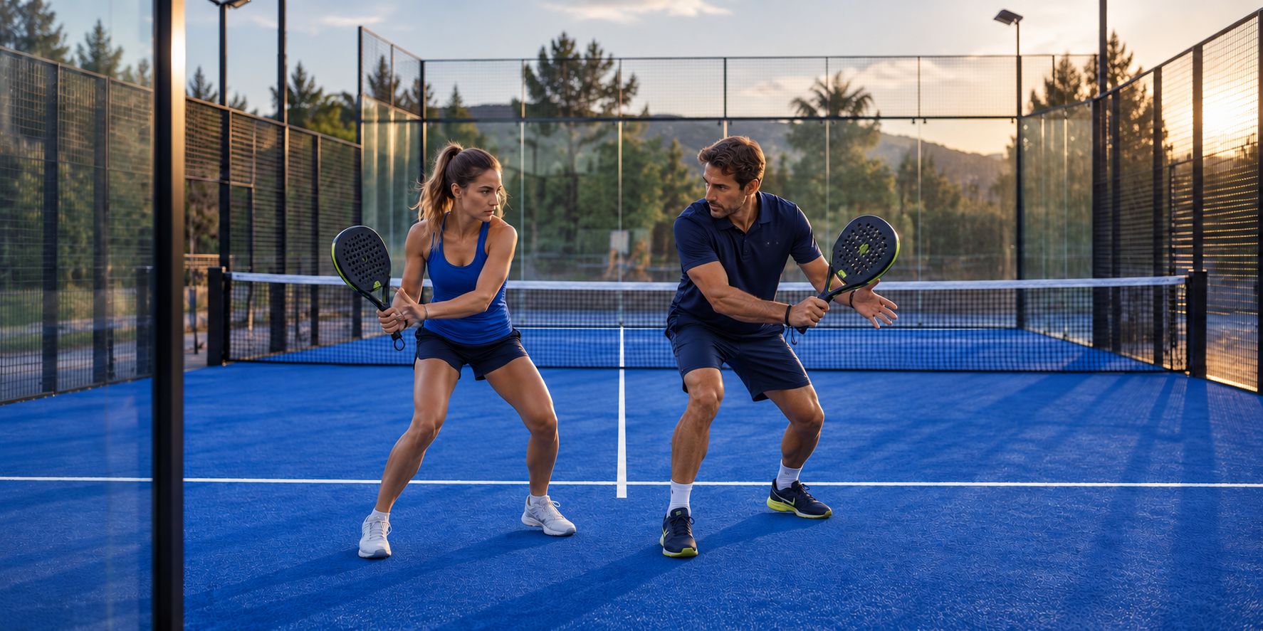 Imagen ilustrativa generada con IA: coach y atleta practicando la técnica juntos